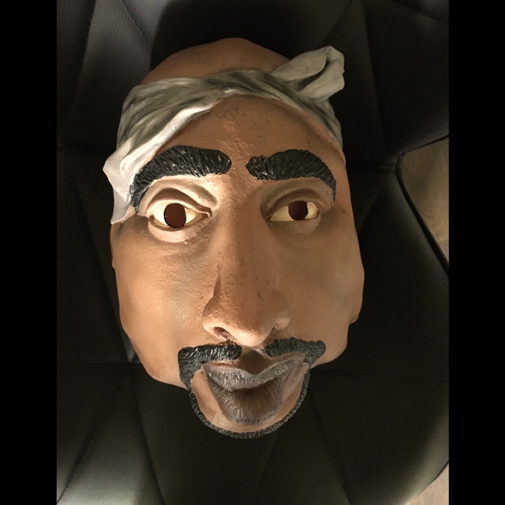 🟤Men’s Rare Vintage 2003 Tupac Shakur Rubber Mask